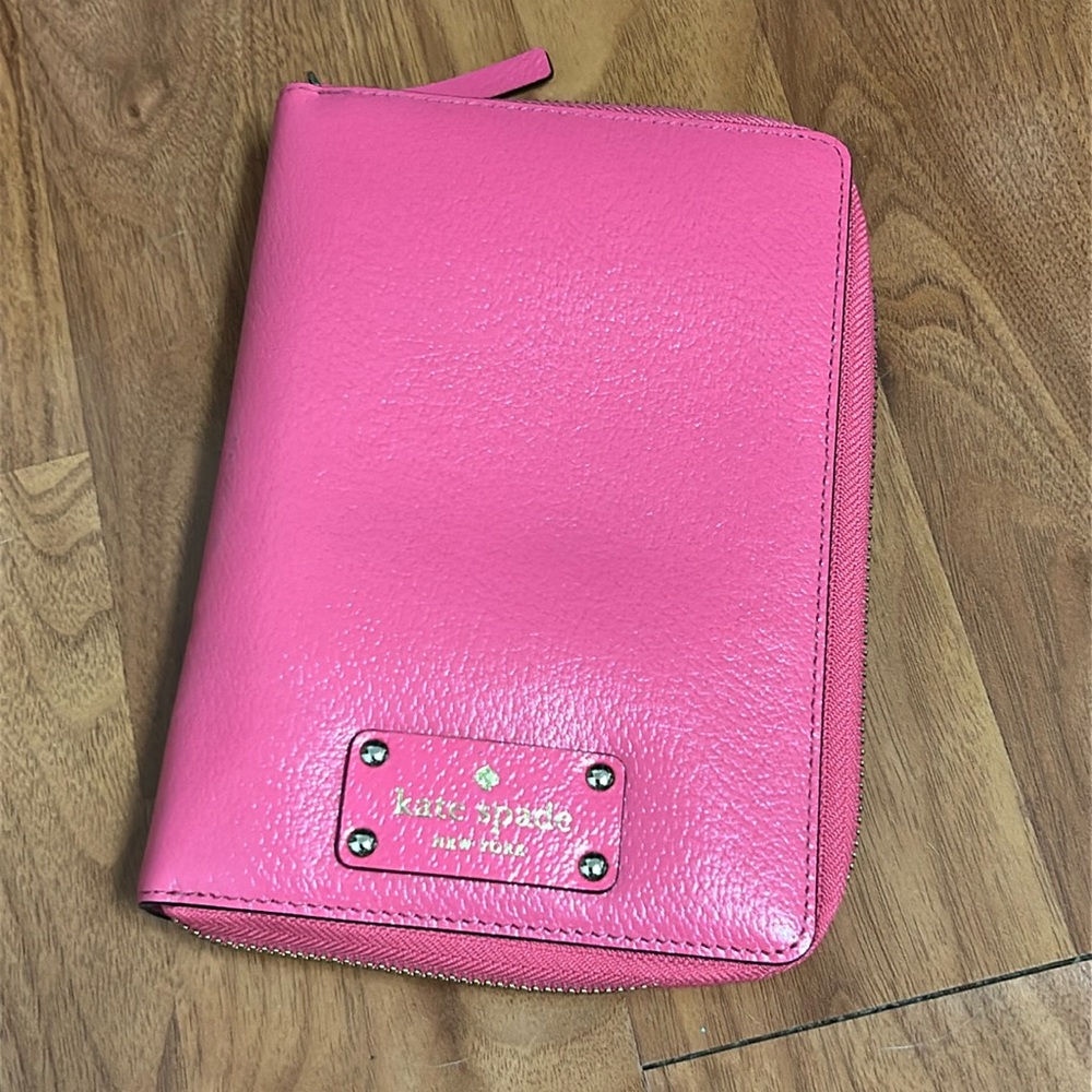 Kate Spade Wellesley Pink Leather Calendar Planner Agenda